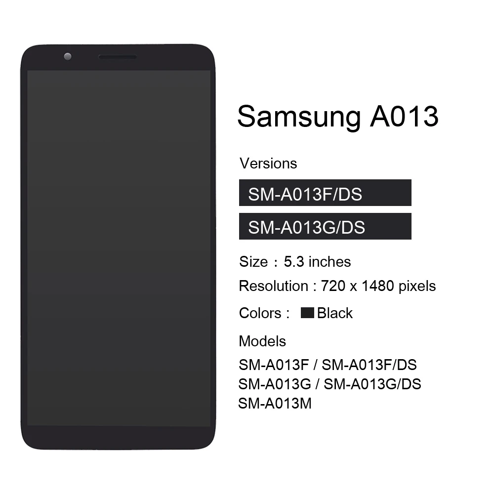AAA +++ Оригинальный Для Samsung galaxy A01core LCD SM-A013G A013F A013G A013M/DS ЖК-дисплей сенсорный экран