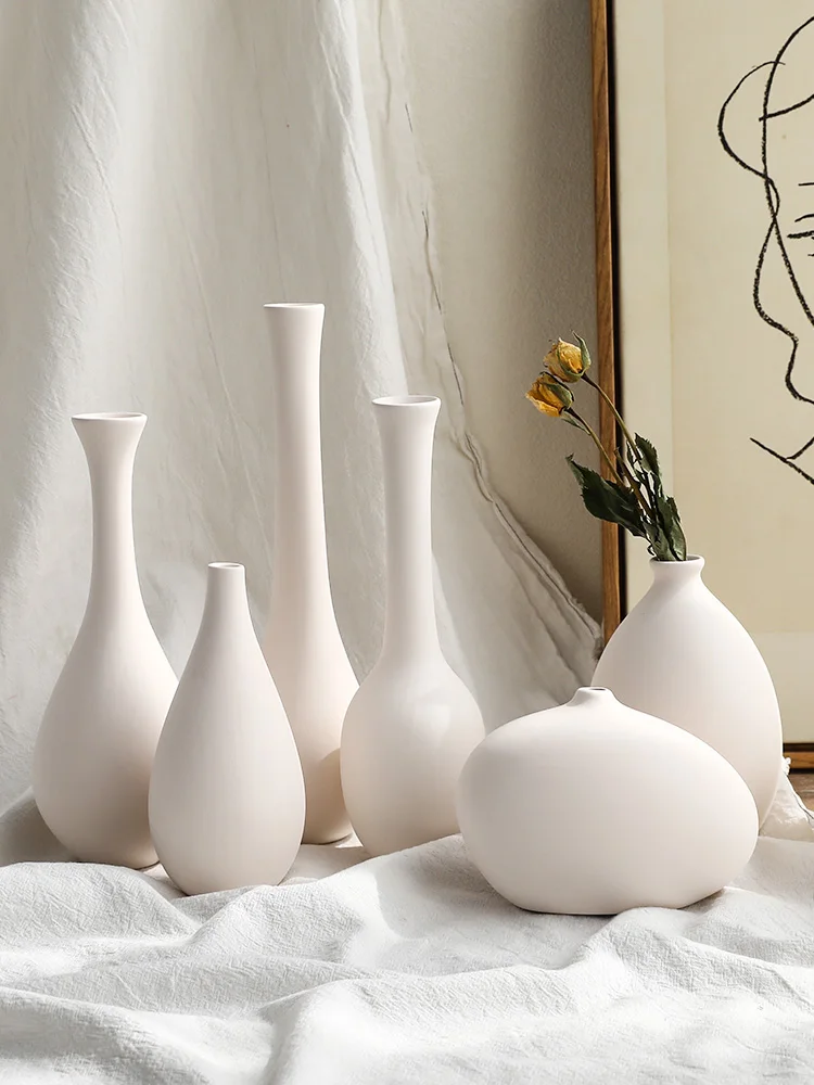 Nordic Decoration HomePlain Pottery Vase White Vase Minimalist Decoration Mini Ceramics Vase Living Room Decoration Accessories
Nordic Decoration HomePlain Pottery Vase White Vase Minimalist Decoration Mini Ceramics Vase Living Room Decoration Accessories