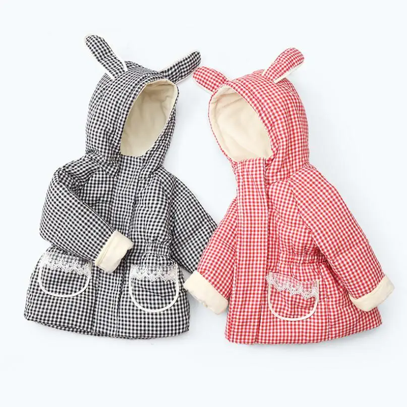 Winter thick warm jacket Baby girls white duck down hooded 2-8Y little kids velvet hat&sleeve fashion plaid windbreaker toddler
Winter thick warm jacket Baby girls white duck down hooded 2-8Y little kids velvet hat&sleeve fashion plaid windbreaker toddler