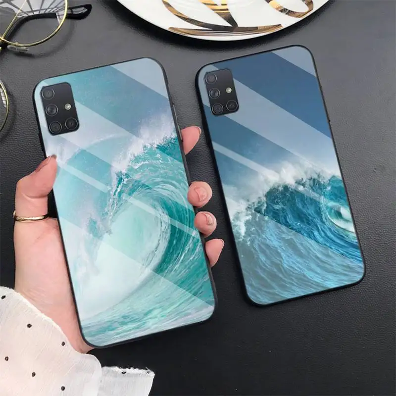 The Sea Water Wave Beautiful Phone Case For Samsung S6 7edge 8 9 10e 20plus S20 Ultra Note8 9 10pro A72018 Tempered Glass
The Sea Water Wave Beautiful Phone Case For Samsung S6 7edge 8 9 10e 20plus S20 Ultra Note8 9 10pro A72018 Tempered Glass