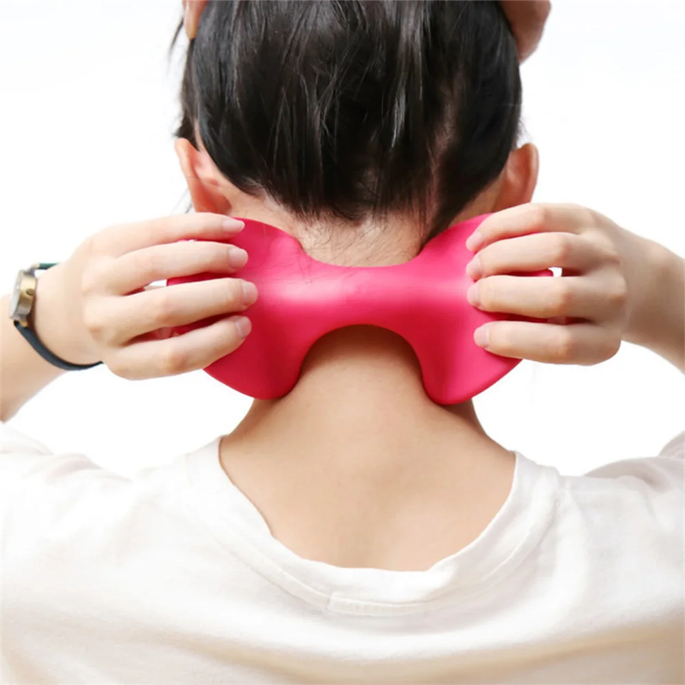 Multi-functional Manual Cervical Tool Massager Neck Massager Health Care Relaxed Pain for Home (Rosy) 
Multi-functional Manual Cervical Tool Massager Neck Massager Health Care Relaxed Pain for Home (Rosy)