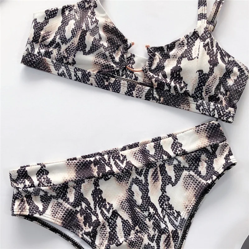 Sexy Swimsuit Women High Waist Bikini Micro High Leg Swimming Suit for Bathing Suit Snake Print Swimwear Girls 2021 Bikinis Set
Sexy Swimsuit Women High Waist Bikini Micro High Leg Swimming Suit for Bathing Suit Snake Print Swimwear Girls 2021 Bikinis Set