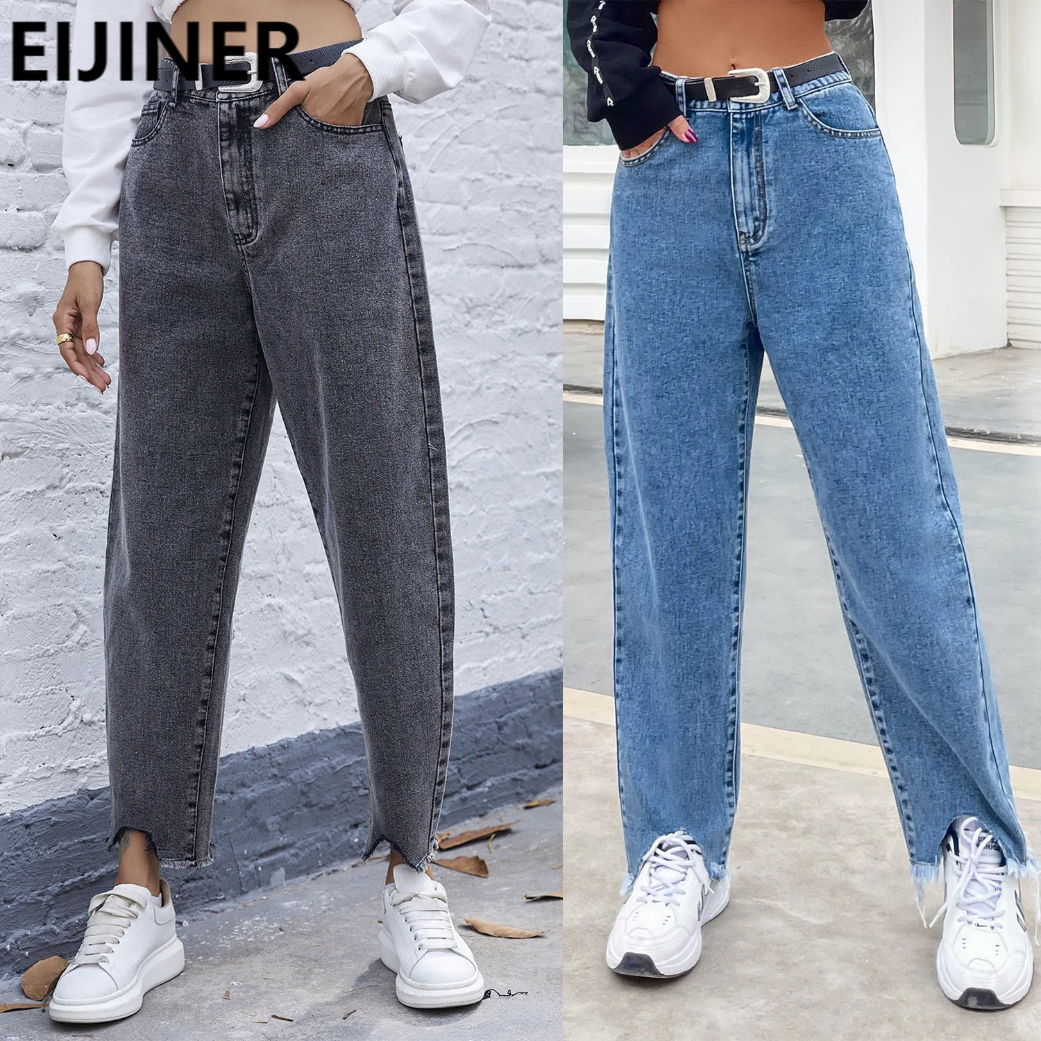 Straight Y2K Baggy Wide Leg Jeans Women's Fashion High Waist Gray Vintage Streetwear Irregular Boyfriend Denim Pants Spring 2021
Straight Y2K Baggy Wide Leg Jeans Women's Fashion High Waist Gray Vintage Streetwear Irregular Boyfriend Denim Pants Spring 2021