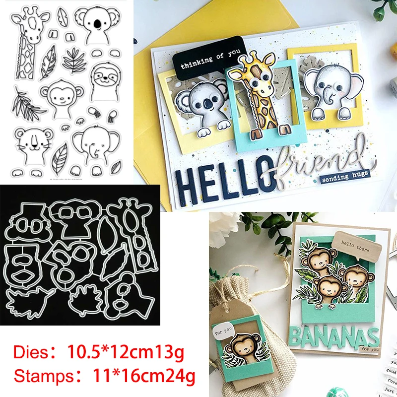 Forest Animals Metal Cutting Dies and Stamps for DIY Scrapbooking Photo Album Decorative Embossing DIY Paper Cards
Forest Animals Metal Cutting Dies and Stamps for DIY Scrapbooking Photo Album Decorative Embossing DIY Paper Cards