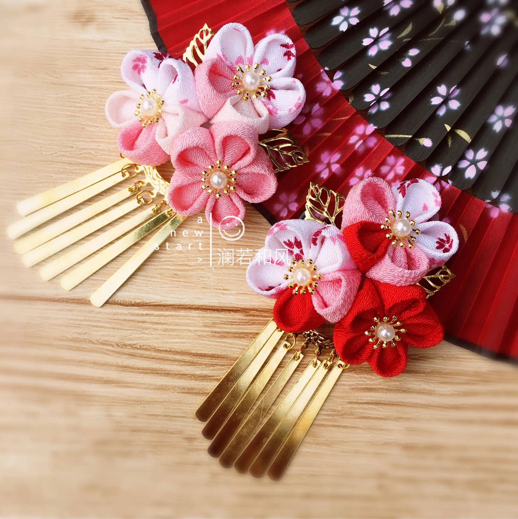 Cute Flower Geisha Tsumami zaiku Hair accessories Yukata Japanese Hairpin Duckbill Clip Girl heart Side Clip Handwork Headdress
Cute Flower Geisha Tsumami zaiku Hair accessories Yukata Japanese Hairpin Duckbill Clip Girl heart Side Clip Handwork Headdress
