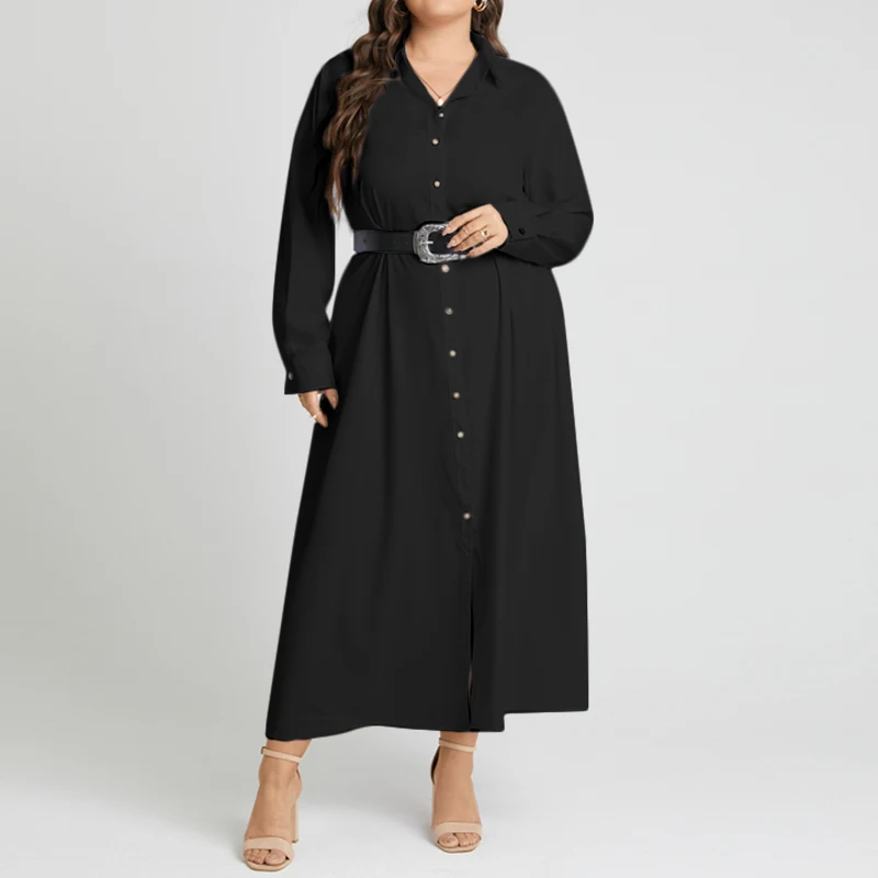 Women Autumn Long Sleeve Shirt Dress Plus Size VONDA Spring Casual Solid Split Party Vestido Oversized Loose Fall Sundress 2022
Women Autumn Long Sleeve Shirt Dress Plus Size VONDA Spring Casual Solid Split Party Vestido Oversized Loose Fall Sundress 2022