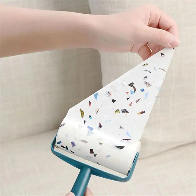 50 Sheets Tearable Roll Paper Sticky Roller Dust Collector Pet Hair Clothes Carpet Remover Portable Replaceable Cleaning Brush
50 Sheets Tearable Roll Paper Sticky Roller Dust Collector Pet Hair Clothes Carpet Remover Portable Replaceable Cleaning Brush