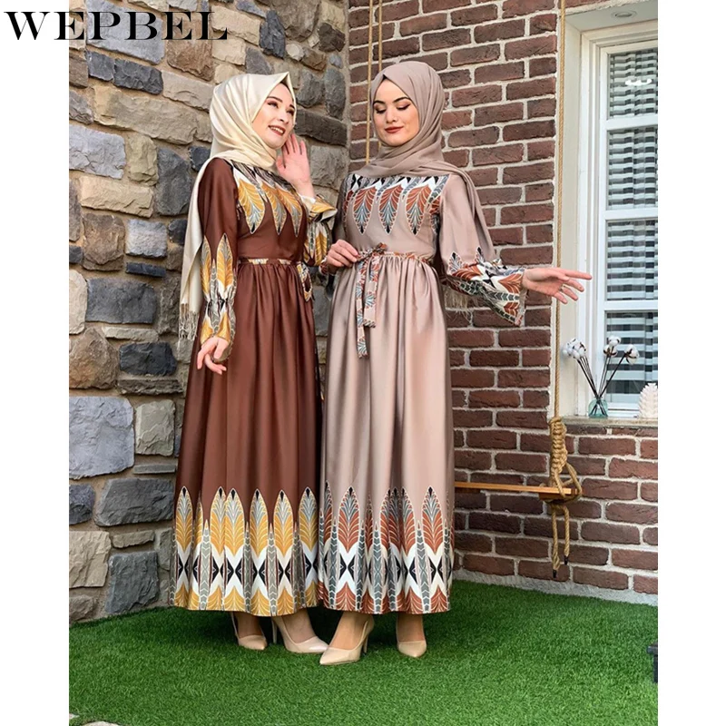 Платье Wepbel на Ближний Восток, Арабская абайя, мусульманское облегающее платье с длинным рукавом, большие качели, платье с принтом в виде тур...
Платье Wepbel на Ближний Восток, Арабская абайя, мусульманское облегающее платье с длинным рукавом, большие качели, платье с принтом в виде тур...