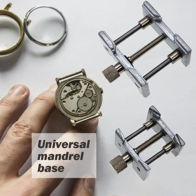 2 in 1 Mini Watches Clamp Watchmakers Durable Vise Movement Holder Movement Holder Adjustable Jaw Portable Clamp
2 in 1 Mini Watches Clamp Watchmakers Durable Vise Movement Holder Movement Holder Adjustable Jaw Portable Clamp