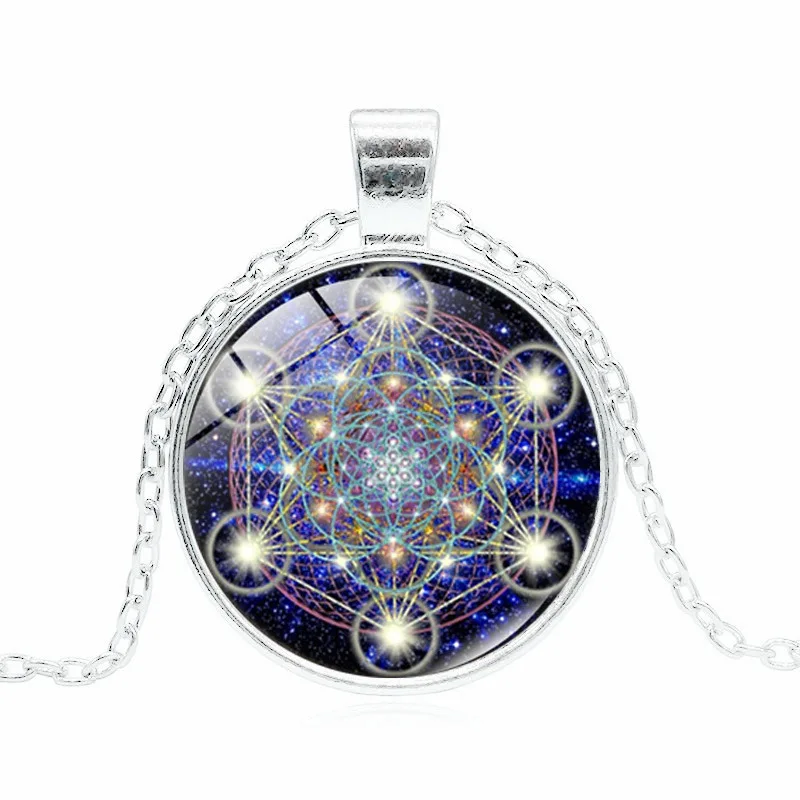 Mysterious Cube Necklace Sacred Geometric Shape Flower of Life Glass Pendant Magic Six Trigram Necklace Unisex
Mysterious Cube Necklace Sacred Geometric Shape Flower of Life Glass Pendant Magic Six Trigram Necklace Unisex