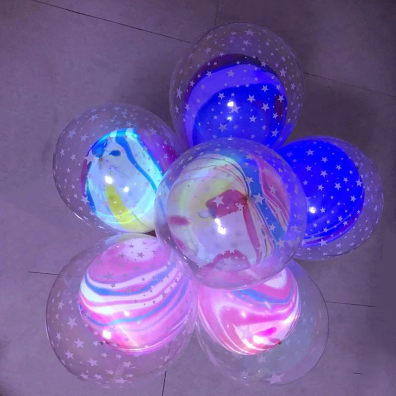 10pcs New LED Double layer stars Agate Balloon Wedding Ballon Happy Birthday Balloon Baby Shower Decoration Kids Party Supplie
10pcs New LED Double layer stars Agate Balloon Wedding Ballon Happy Birthday Balloon Baby Shower Decoration Kids Party Supplie