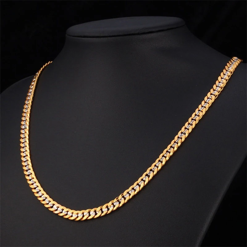 Cuban Link Chain Necklace Men Woman Copper Necklace 18K Gold Free Shipping Female Necklace Jewelry Accessories For Women 2022
Cuban Link Chain Necklace Men Woman Copper Necklace 18K Gold Free Shipping Female Necklace Jewelry Accessories For Women 2022