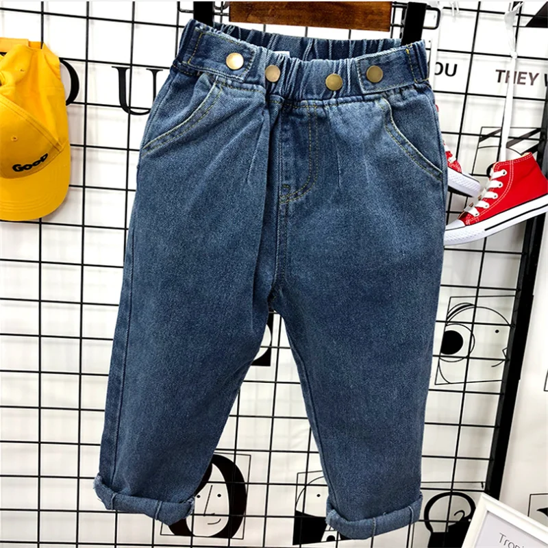 Baby Girls boys Jeans Button Fly Girl's Jeans Spring Autumn Trousers For Children Casual Style Baby Girl Clothes 35
Baby Girls boys Jeans Button Fly Girl's Jeans Spring Autumn Trousers For Children Casual Style Baby Girl Clothes 35