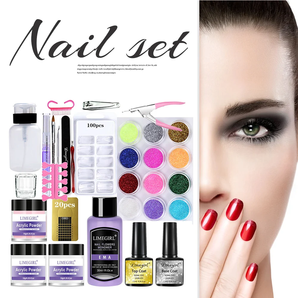 Acrylic Powder DIY Nail Set Monomer Non-yellowing Strong Adhesion Color Clarity Glitter Nail Nail Extension Carving Manicure Set
Acrylic Powder DIY Nail Set Monomer Non-yellowing Strong Adhesion Color Clarity Glitter Nail Nail Extension Carving Manicure Set