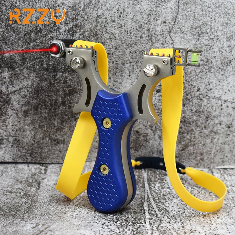 Laser Slingshot Stainless Steel Hunting Catapult with ABS Patch Handle and Flat Rubber Band for Outdoor Shooting Sports New
Laser Slingshot Stainless Steel Hunting Catapult with ABS Patch Handle and Flat Rubber Band for Outdoor Shooting Sports New