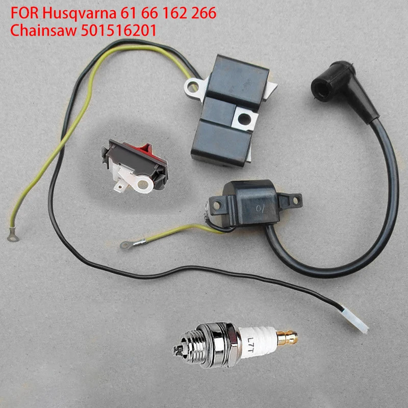 Attachment Ignition Coil Spark Plug Switch Kit For Husqvarna 61 66 162 266 Chain Saw Parts Garden Power Tools Engine Generator
Attachment Ignition Coil Spark Plug Switch Kit For Husqvarna 61 66 162 266 Chain Saw Parts Garden Power Tools Engine Generator