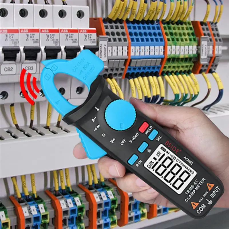 BSIDE ACM81 AC Clamp Meter 1mA True RMS Auto Range Mini Digital Multimeter V-Alert Current Test Diode Tester with Back Clip
BSIDE ACM81 AC Clamp Meter 1mA True RMS Auto Range Mini Digital Multimeter V-Alert Current Test Diode Tester with Back Clip