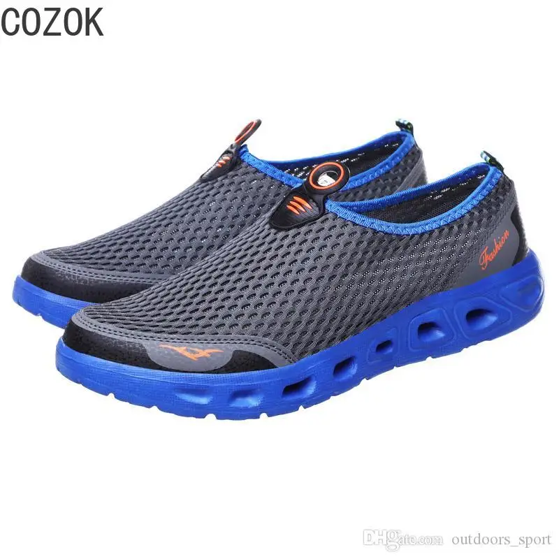 

Drop shipping Women mens run shoes Slip On Summer Breathable Wading shoes sports trainers sneakers Homemade brand Made in China