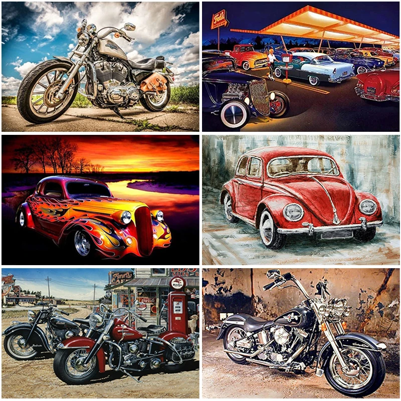5D DIY Diamond Painting Car Cross Stitch Full Square/Round Diamond Embroidery Scenery Handicraft Rhinestones Art Gift Home Decor
5D DIY Diamond Painting Car Cross Stitch Full Square/Round Diamond Embroidery Scenery Handicraft Rhinestones Art Gift Home Decor