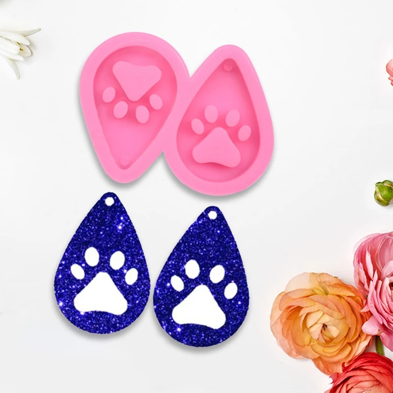 1 Pc Dog Paw Keychain Epoxy Resin Mold Key Chain Earrings Pendants Silicone Mould DIY Crafts Jewelry Decorations Casting Tools
1 Pc Dog Paw Keychain Epoxy Resin Mold Key Chain Earrings Pendants Silicone Mould DIY Crafts Jewelry Decorations Casting Tools