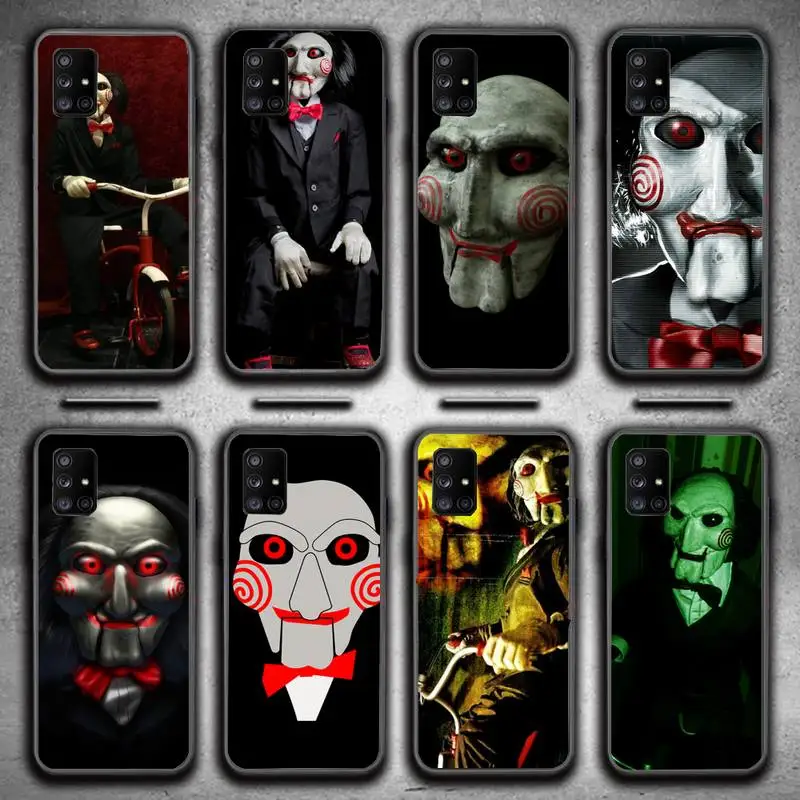 Saw Jigsaw Killer horror Phone Case for Samsung A6 A6S A530 A720 A750 A8 A9 A10 A20 A30 A40 A50 A70 A10S A20S A51 A52 Plus cover
Saw Jigsaw Killer horror Phone Case for Samsung A6 A6S A530 A720 A750 A8 A9 A10 A20 A30 A40 A50 A70 A10S A20S A51 A52 Plus cover