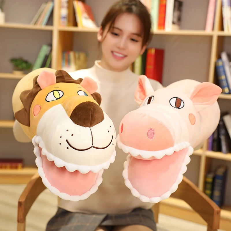 New 42CM Cute Winter Plush Hand Warm Soft Animals Plush Pillow Cushion lion hippopotamus Plush Toys Kids Girls Christmas Gift
New 42CM Cute Winter Plush Hand Warm Soft Animals Plush Pillow Cushion lion hippopotamus Plush Toys Kids Girls Christmas Gift