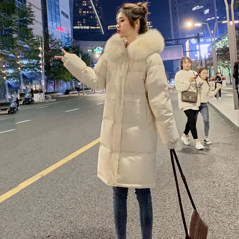 2021 new down padded jacket women's winter mid-length loose padded jacket Korean style padded jacket jacket ins tide
2021 new down padded jacket women's winter mid-length loose padded jacket Korean style padded jacket jacket ins tide