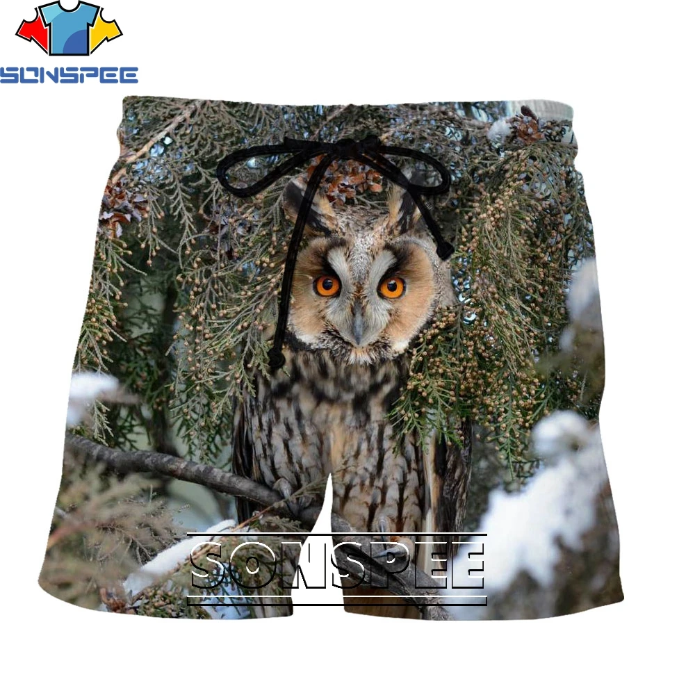 SONSPEE Hunting Wild Eagle Barn Owl Men's Shorts 3D Camouflage Harajuku Summer Fashion Casual Beach Streetwear Board Shorts
SONSPEE Hunting Wild Eagle Barn Owl Men's Shorts 3D Camouflage Harajuku Summer Fashion Casual Beach Streetwear Board Shorts