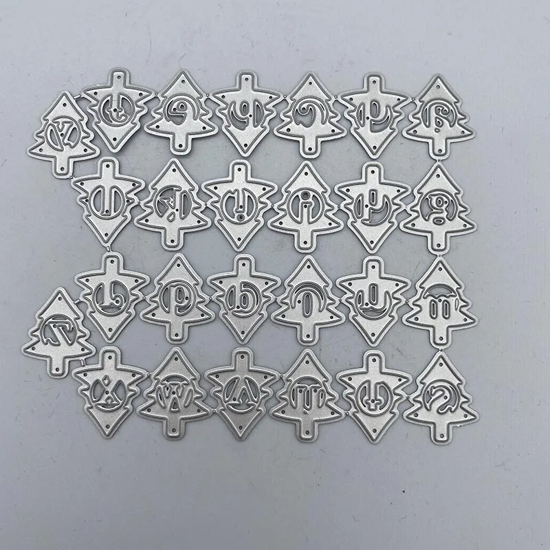 Metal Cutting Dies Scrapbooking Pine Tree Shaped English Letters for Album Paper DIY Gift Card Decoration Embossing Dies New
Metal Cutting Dies Scrapbooking Pine Tree Shaped English Letters for Album Paper DIY Gift Card Decoration Embossing Dies New