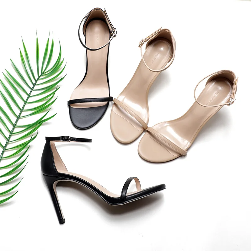 Genuine Leather Ankle Strap Heels Women Sandals Summer Shoes Open Toe Chunky 9cm/12cm High Heels Ladies Party Dress Sandals
Genuine Leather Ankle Strap Heels Women Sandals Summer Shoes Open Toe Chunky 9cm/12cm High Heels Ladies Party Dress Sandals