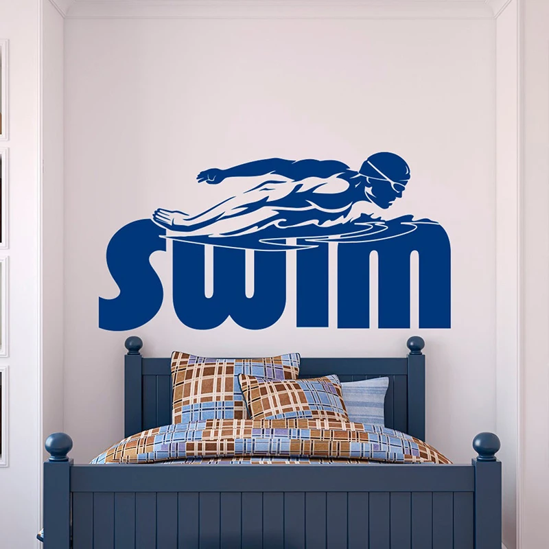 Swimming Wall Vinyl Sticker Sports Swim Art Decal Swimmig Pool Swimmer Gifts Boys Room Home Decor Murals Z398
Swimming Wall Vinyl Sticker Sports Swim Art Decal Swimmig Pool Swimmer Gifts Boys Room Home Decor Murals Z398