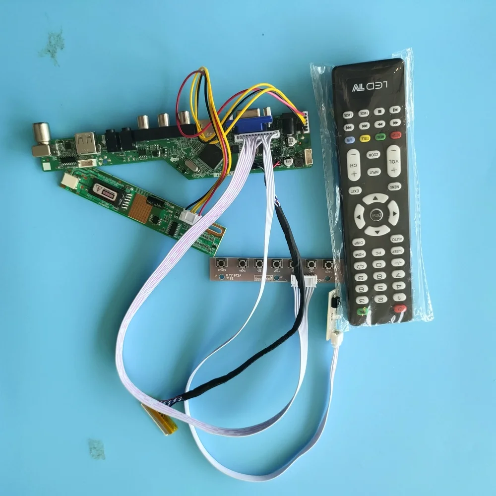 for B121EW03 V8 1 lamps 12.1" Controller Board USB AV 20pin VGA Digital Signal Resolution TV Interface Module 1280X800
for B121EW03 V8 1 lamps 12.1" Controller Board USB AV 20pin VGA Digital Signal Resolution TV Interface Module 1280X800