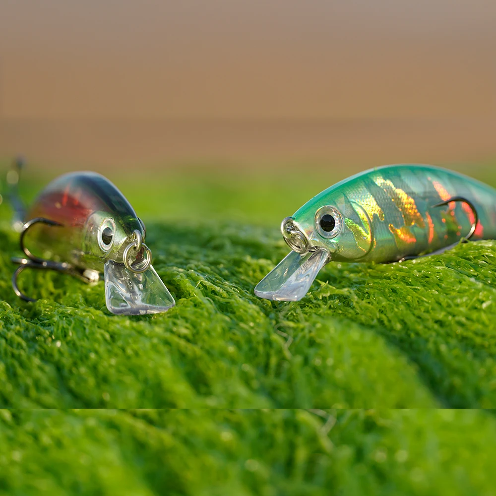 Obei Minnow рыболовная приманка Лазерная жесткая искусственная 3D глаза 67 мм 9 2 г