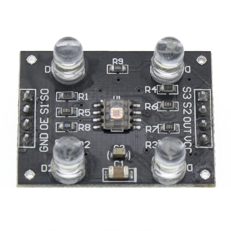 Датчик распознавания цветов TCS230 TCS3200 цветной датчик модуль сенсор|sensor color|sensor