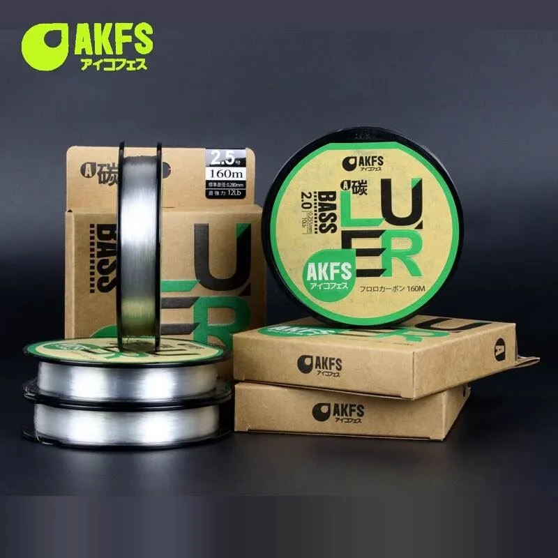 AKFS 100% fluorocarbon Fishing Line Carbon Fiber Leader Line fly fishing line pesca Super Strong Multifilament fishing line
AKFS 100% fluorocarbon Fishing Line Carbon Fiber Leader Line fly fishing line pesca Super Strong Multifilament fishing line