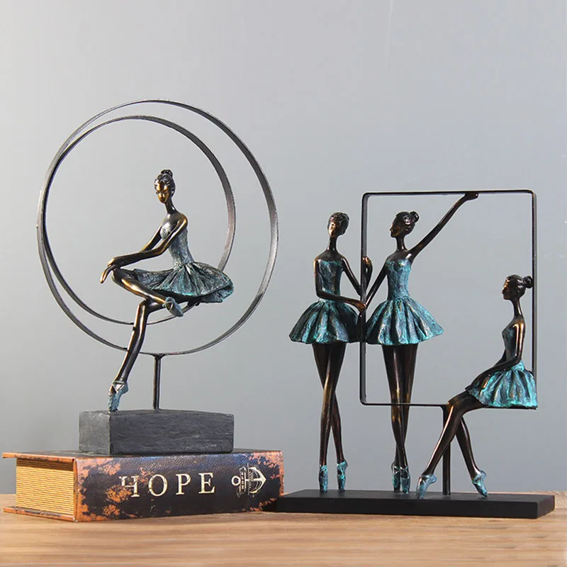 Vintage Ballet Beauty Lady Statue Creative Resin Character Sculpture Modern Room Decor Ornament Home Decoration Accessories
Vintage Ballet Beauty Lady Statue Creative Resin Character Sculpture Modern Room Decor Ornament Home Decoration Accessories