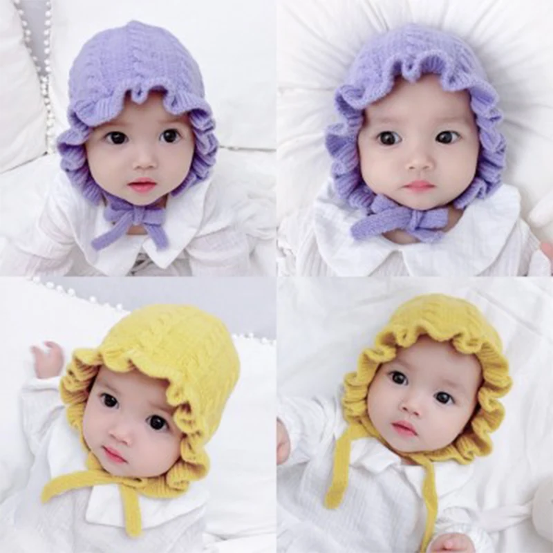 Cute Princess Baby Girl Hat Laciness Knit Winter Newborn Hat Baby Bonnet Enfant Hats Kids Cap for Girls Warm Baby Beanie Cap
Cute Princess Baby Girl Hat Laciness Knit Winter Newborn Hat Baby Bonnet Enfant Hats Kids Cap for Girls Warm Baby Beanie Cap