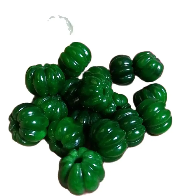 Emerald Green Jade Pumpkin Garden Loose Beads Bead Diy Jade Beads Bracelet Accessories
Emerald Green Jade Pumpkin Garden Loose Beads Bead Diy Jade Beads Bracelet Accessories