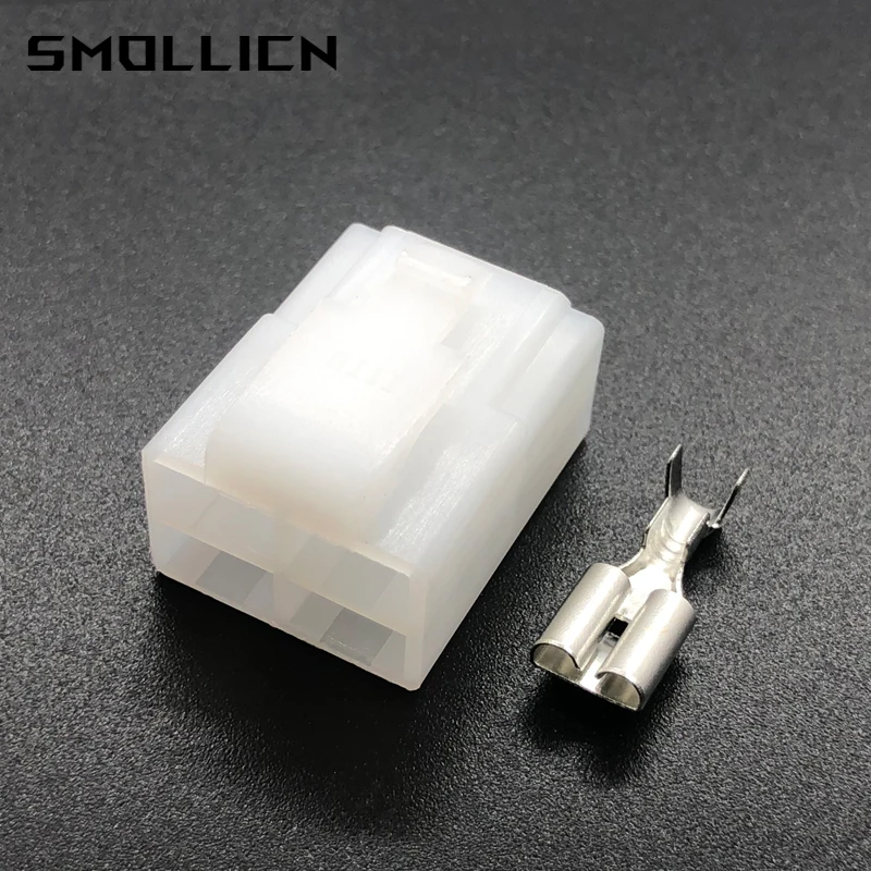 5/20/50 Set 4 Pin Way 6.3MM Series Female Electric Plug Automotive Wire Connector For Cars DJ7042-6.3-21
5/20/50 Set 4 Pin Way 6.3MM Series Female Electric Plug Automotive Wire Connector For Cars DJ7042-6.3-21