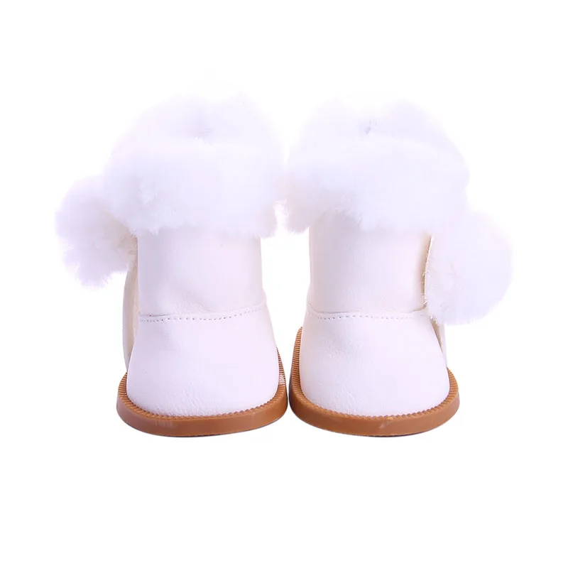 7 см кукла обувь зимние сапоги из плюша панда Для девочек 18 дюймов American & 43 для