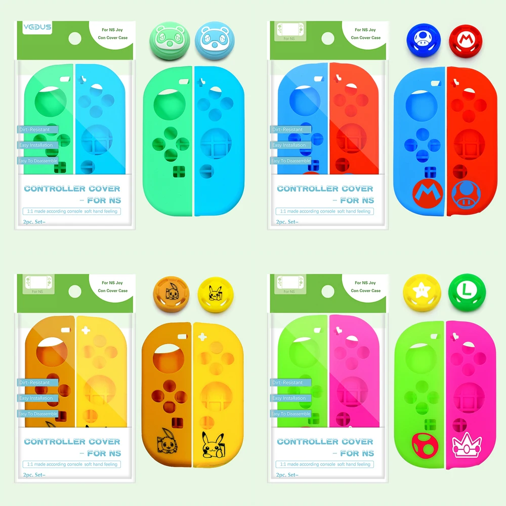 Thumb Stick Grip Cap Animal Crossing Joystick Cover Skin For Nintendo Switch NS Joy-Con Nintend Joycon Controller Silicone Case
Thumb Stick Grip Cap Animal Crossing Joystick Cover Skin For Nintendo Switch NS Joy-Con Nintend Joycon Controller Silicone Case