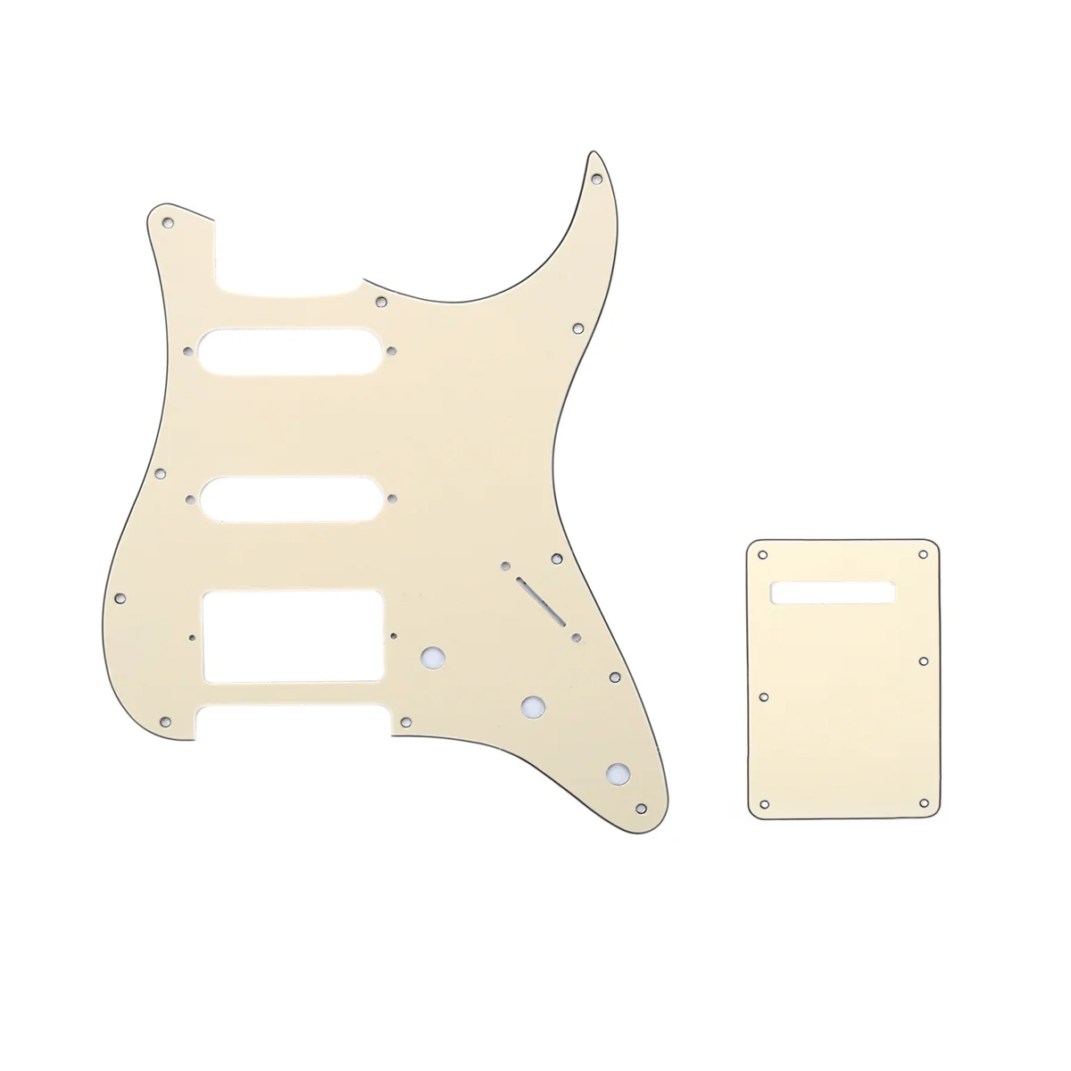 Musiclily SSH 11 Отверстие Страт гитары накладку и бэкплейт набор для Fender США/мексиканский стандарт Страт Стиль, 3Ply крем
Musiclily SSH 11 Отверстие Страт гитары накладку и бэкплейт набор для Fender США/мексиканский стандарт Страт Стиль, 3Ply крем