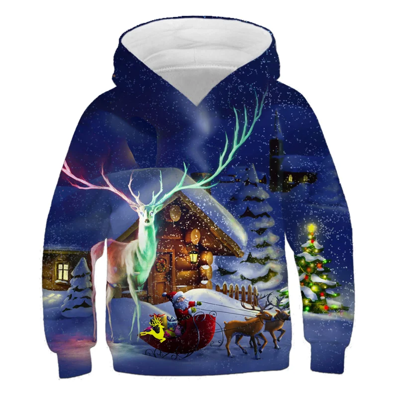 Boys Girls Santa Claus Hoodie Sweatshirt Merry Christmas Hoodie Fashion Girls Children Clothes Tops Style Jackets
Boys Girls Santa Claus Hoodie Sweatshirt Merry Christmas Hoodie Fashion Girls Children Clothes Tops Style Jackets