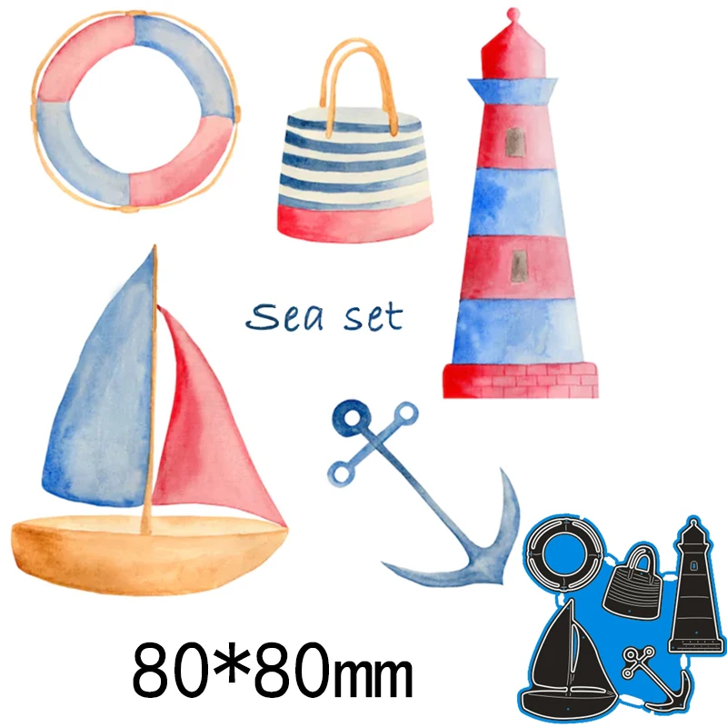 New Metal Cutting Dies Sea Set New Stencils For DIY Scrapbooking Paper Cards Craft Making Craft Decoration 8*8mm
New Metal Cutting Dies Sea Set New Stencils For DIY Scrapbooking Paper Cards Craft Making Craft Decoration 8*8mm