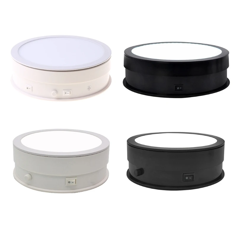 15/20cm Electric Turntable Display Stand LED Light Rotating Table Watch Bracelet Jewelry Holder for Photography Props X37B
15/20cm Electric Turntable Display Stand LED Light Rotating Table Watch Bracelet Jewelry Holder for Photography Props X37B