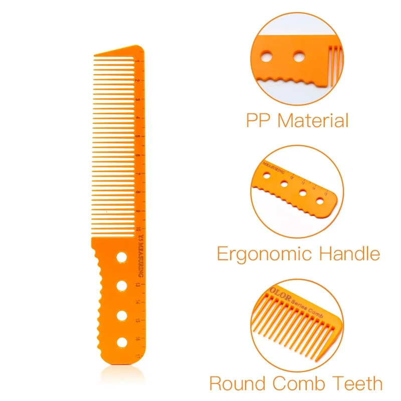 6 Pcs/Set Professional Barber Comb Salon Hairdressing Hair Cutting Comb with Scale Hairdresser Tool Measuring Comb Hair Comb
6 Pcs/Set Professional Barber Comb Salon Hairdressing Hair Cutting Comb with Scale Hairdresser Tool Measuring Comb Hair Comb
