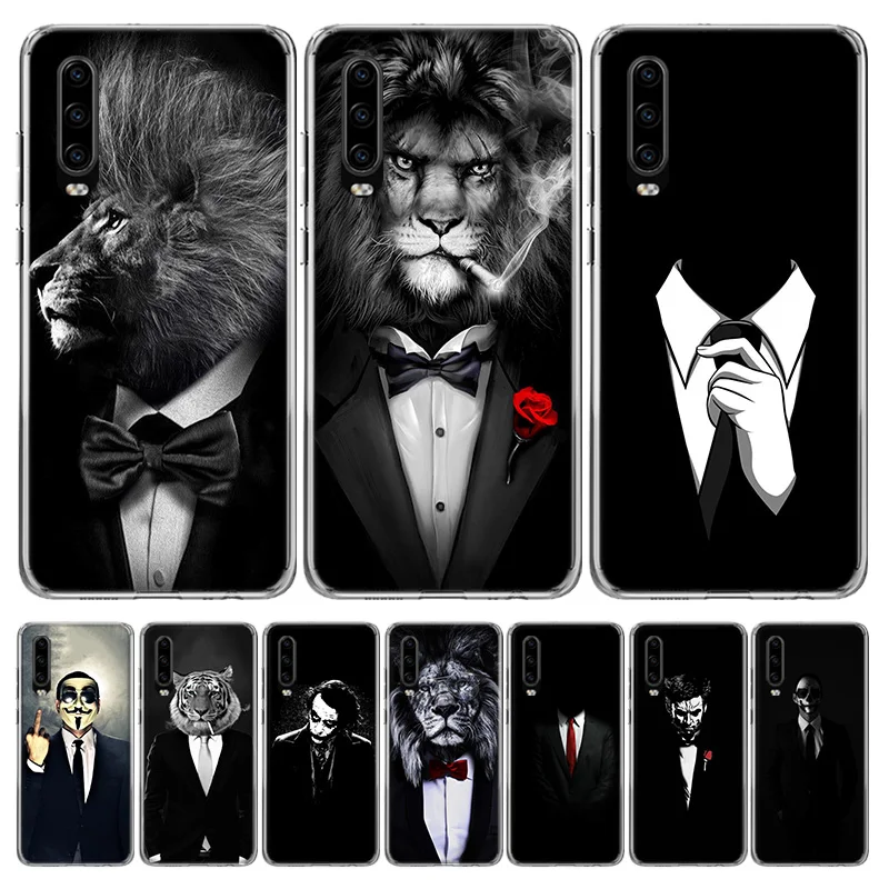 Man Suit Shirt Tie Lion Cover Phone Case For Huawei P30 Lite P20 P40 P50 Mate 40 30 20 10 Pro Luxury Clear Print Shell Coque Cas
Man Suit Shirt Tie Lion Cover Phone Case For Huawei P30 Lite P20 P40 P50 Mate 40 30 20 10 Pro Luxury Clear Print Shell Coque Cas