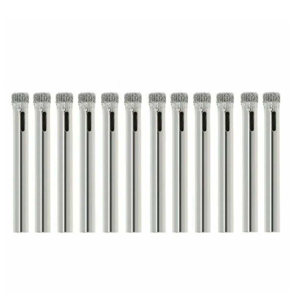 12Pcs 6mm Diamond Coated Drill Bits Set Hole Saw Core Bit For Tile Ceramic Marble Glass Drilling Tools
12Pcs 6mm Diamond Coated Drill Bits Set Hole Saw Core Bit For Tile Ceramic Marble Glass Drilling Tools