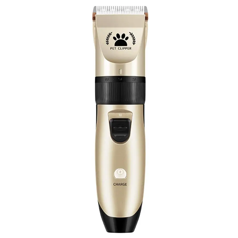 Gold Stainless Steel Pet Shaver Dog Hair Clipper Fast Pets Trim Charging Type Security Cat Pet Hair Trimmer
Gold Stainless Steel Pet Shaver Dog Hair Clipper Fast Pets Trim Charging Type Security Cat Pet Hair Trimmer