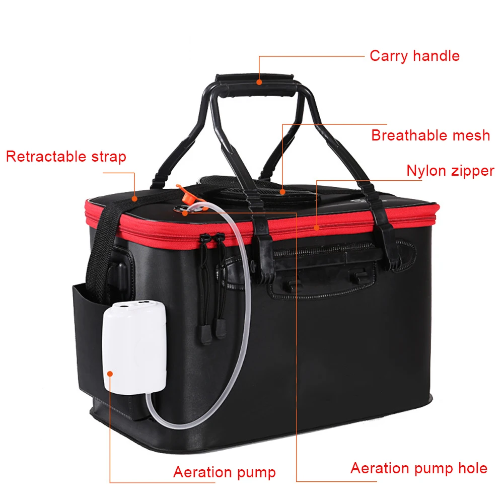 Portable EVA Fishing Bag Foldable Fishing Camping Water Container Bucket Tackle Storage Box Basin 30/35/40/45/50cm
Portable EVA Fishing Bag Foldable Fishing Camping Water Container Bucket Tackle Storage Box Basin 30/35/40/45/50cm